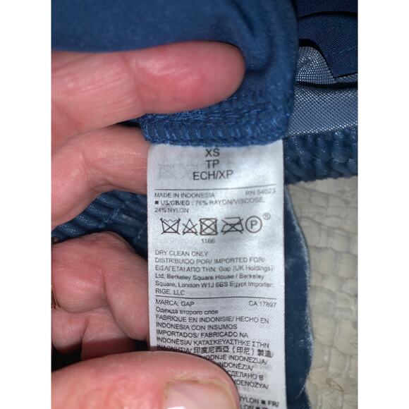 NWT GAP BLUE RAYON VELVET SWEATPANTS JEANS JOGGERS LOUNGEWEAR - Picture 5 of 8